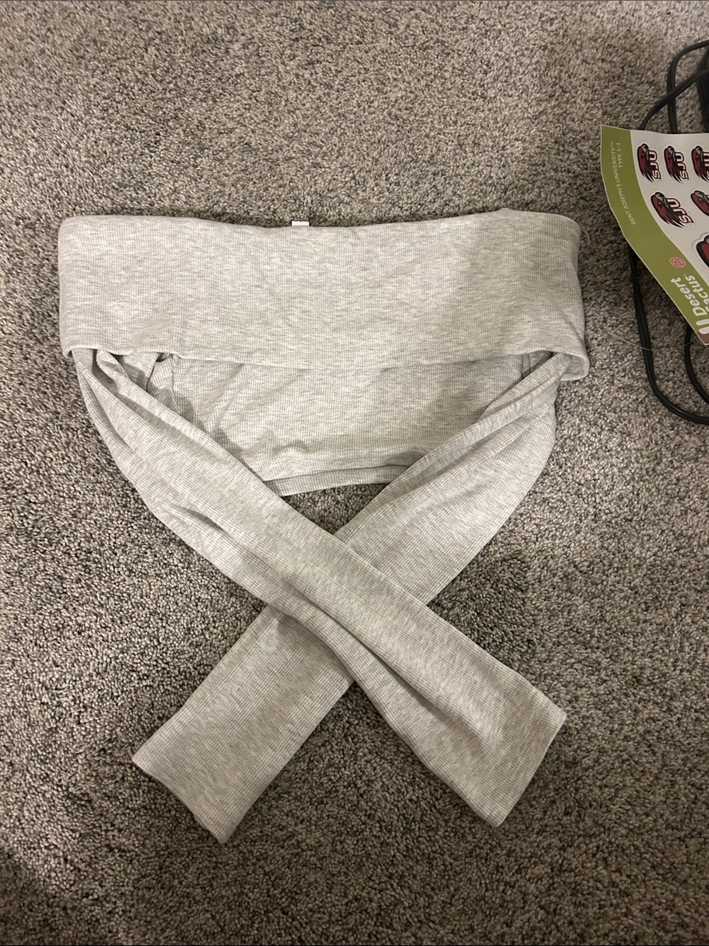 Garage Light Gray Ribbed Girls' Leggings
